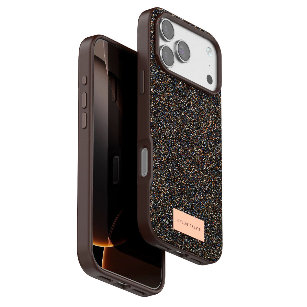 Onegif Apple iPhone 17 Pro Max Bright Simli Kapak
