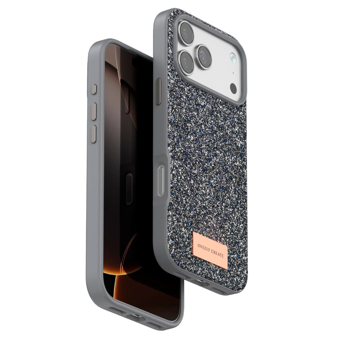 Onegif Apple iPhone 17 Pro Max Bright Simli Kapak