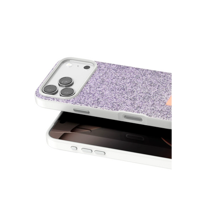 Onegif Apple iPhone 17 Pro Max Bright Simli Kapak - Lila