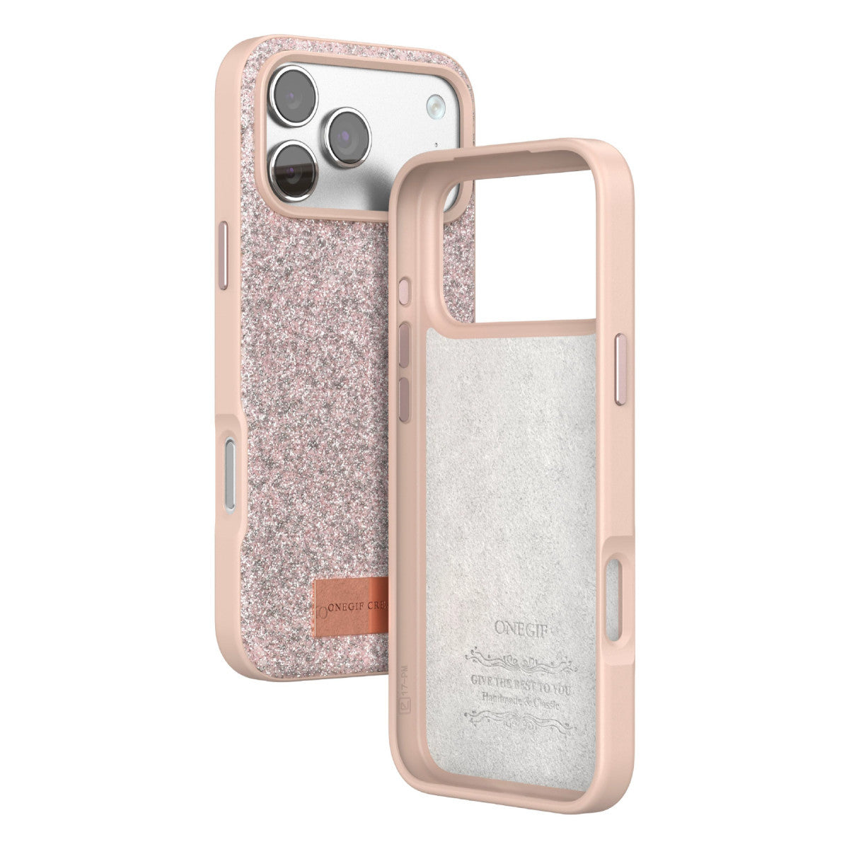 Onegif Apple iPhone 17 Pro Max Bright Simli Kapak