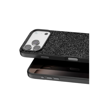 Onegif Apple iPhone 17 Pro Max Bright Simli Kapak - Siyah