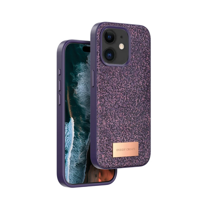 Onegif Apple iPhone 11 Bright Simli Kapak - Derin Mor