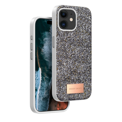 Onegif Apple iPhone 11 Bright Simli Kapak - Gümüş