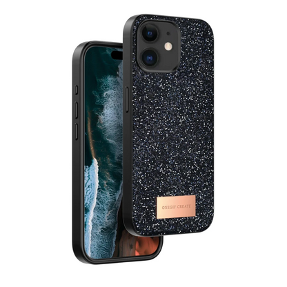 Onegif Apple iPhone 11 Bright Simli Kapak - Siyah