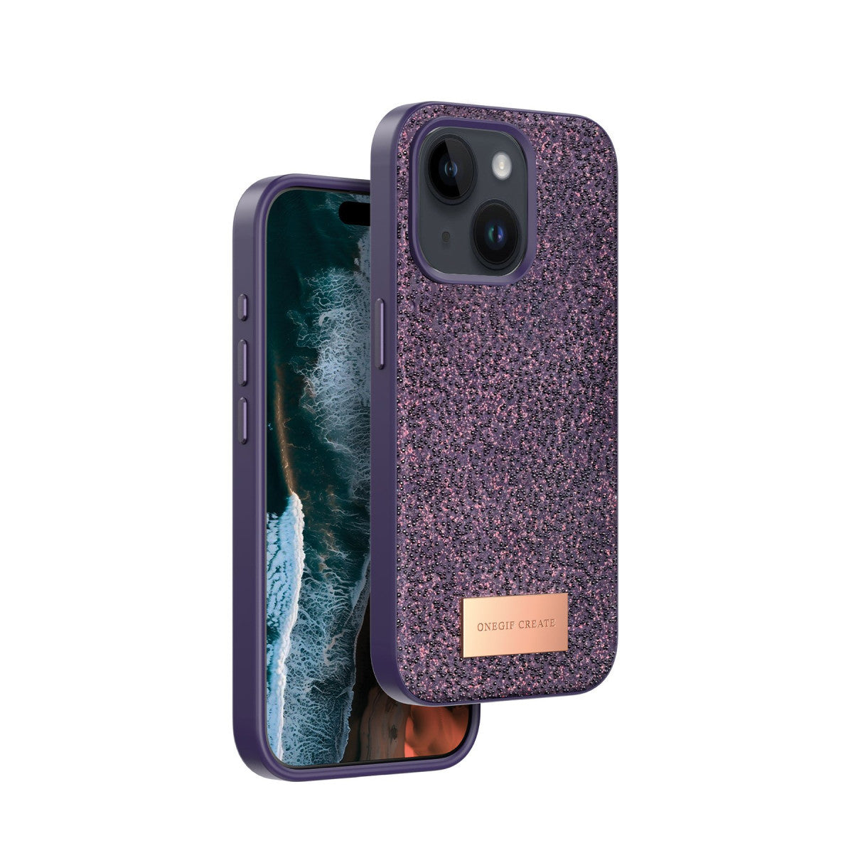 Onegif Apple iPhone 15 Bright Simli Kapak
