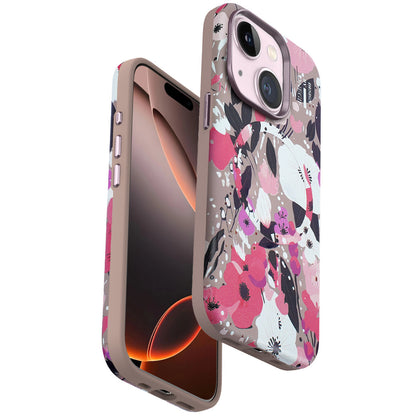 Onegif Apple iPhone 15 Plus Flower Series Magsafe Kapak
