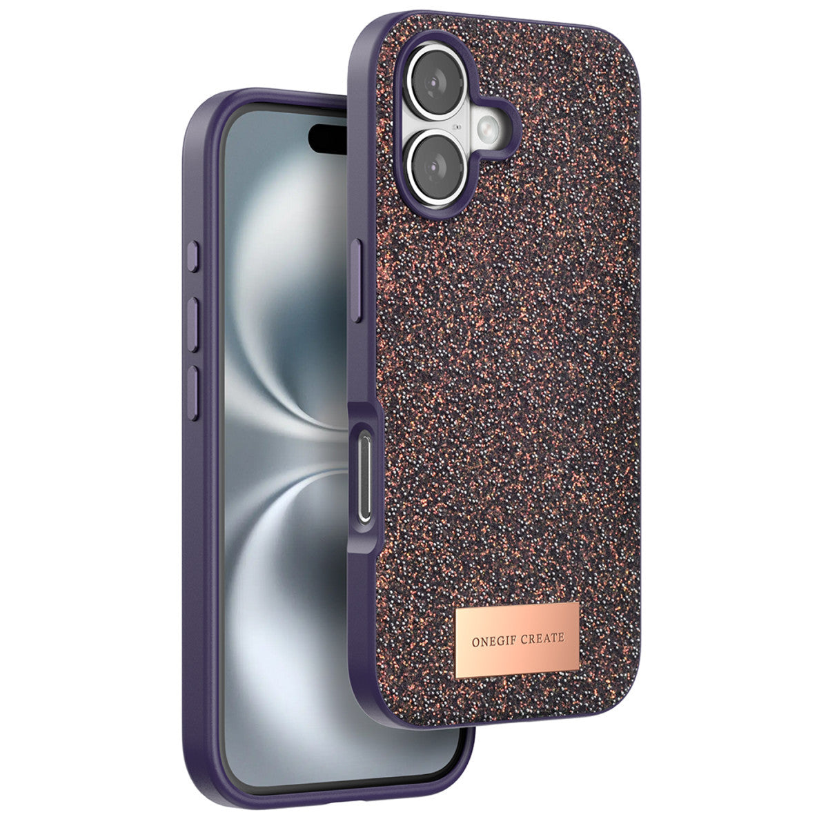 Onegif Apple iPhone 16 Bright Simli Kapak