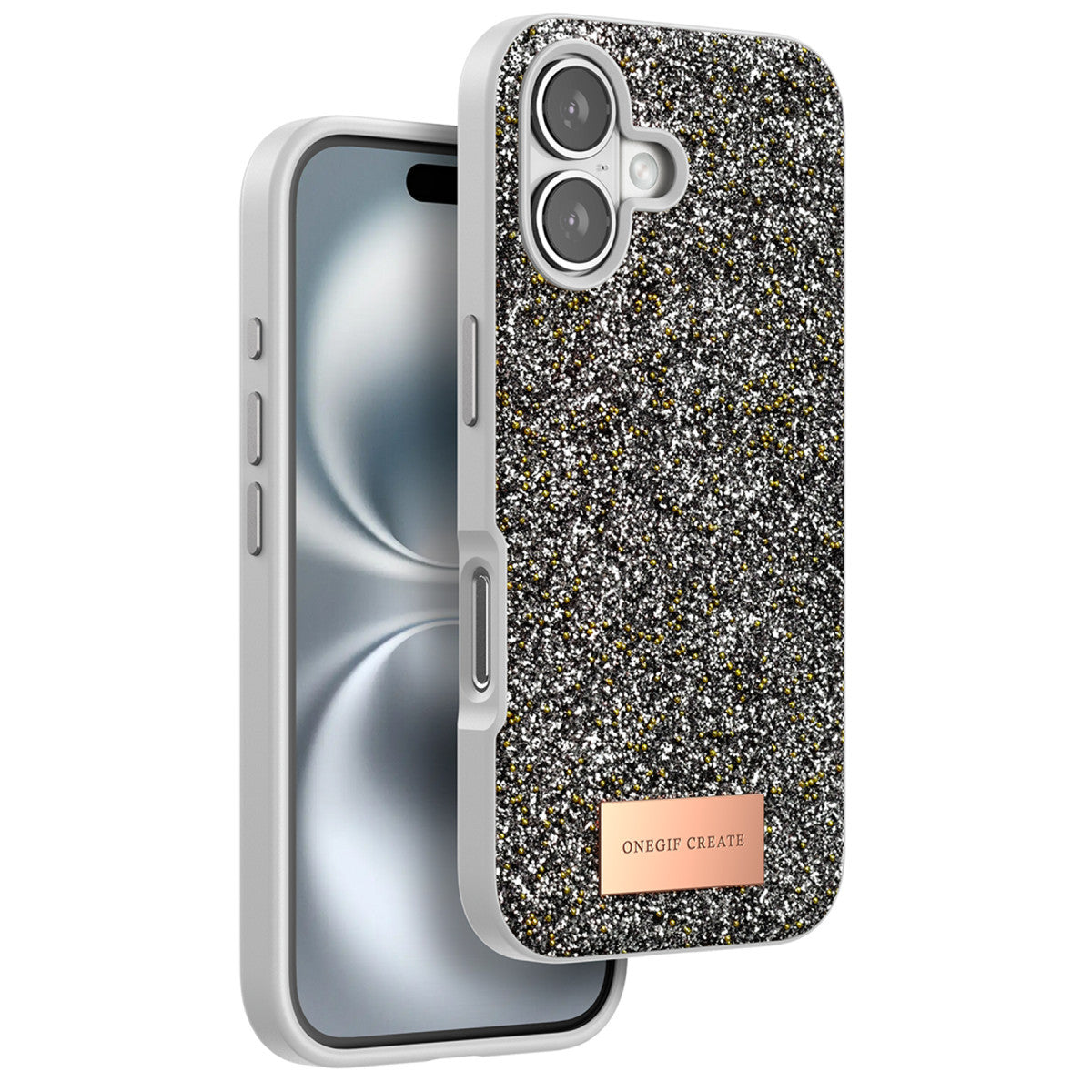Onegif Apple iPhone 16 Bright Simli Kapak