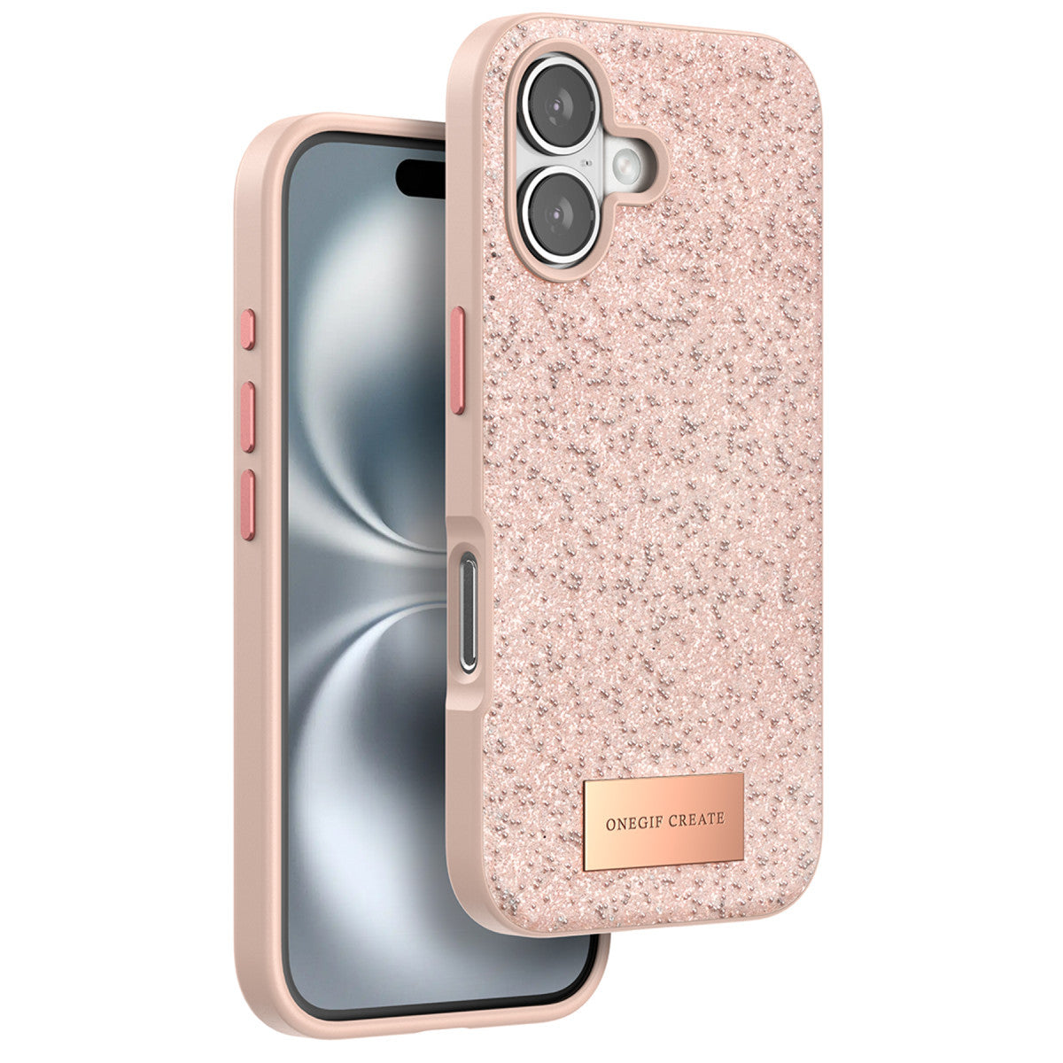 Onegif Apple iPhone 16 Bright Simli Kapak