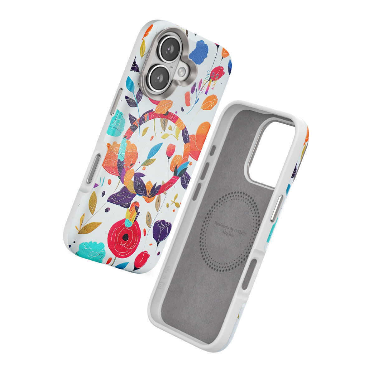 Onegif Apple iPhone 16 Flower Series Magsafe Kapak
