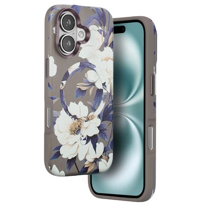 Onegif Apple iPhone 16 Flower Series Magsafe Kapak