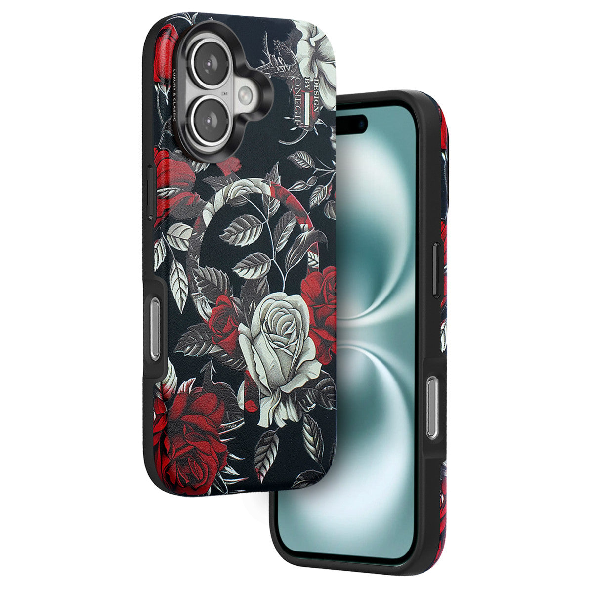 Onegif Apple iPhone 16 Flower Series Magsafe Kapak