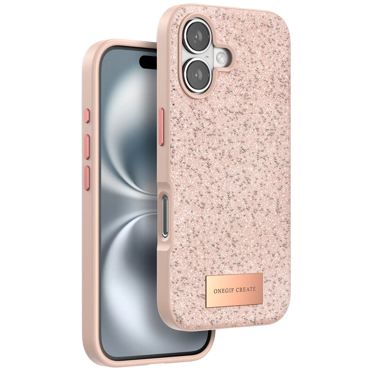 Onegif Apple iPhone 16 Plus Bright Simli Kapak