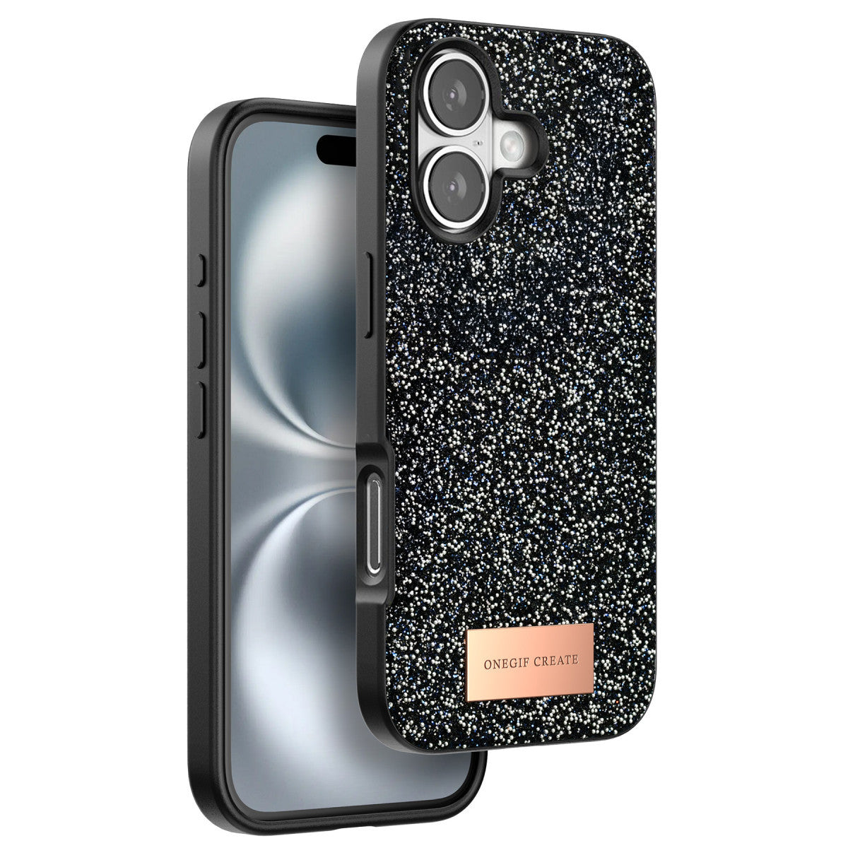 Onegif Apple iPhone 16 Plus Bright Simli Kapak