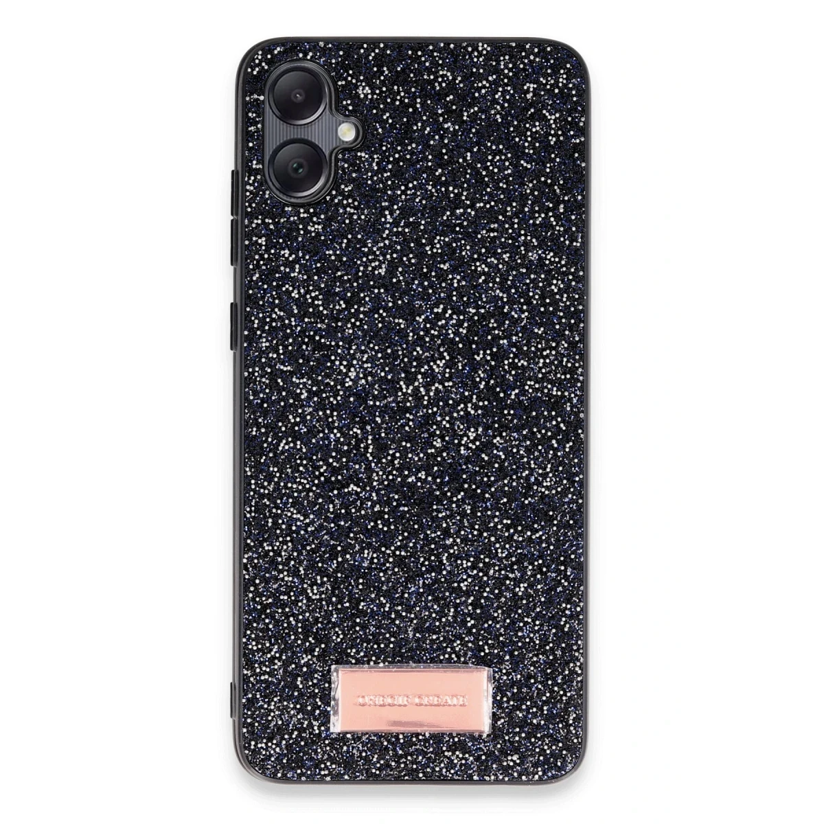 Onegif Samsung Galaxy A05 Bright Simli Kapak - Siyah
