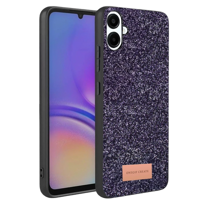 Onegif Samsung Galaxy A07 4G Bright Simli Kapak - Derin Mor