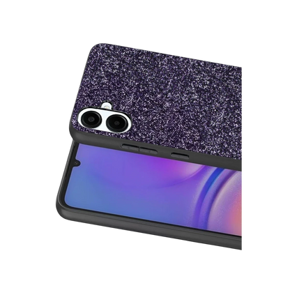 Onegif Samsung Galaxy A07 4G Bright Simli Kapak - Derin Mor