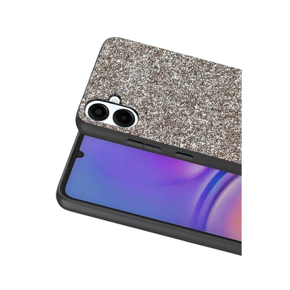 Onegif Samsung Galaxy A07 4G Bright Simli Kapak - Gümüş
