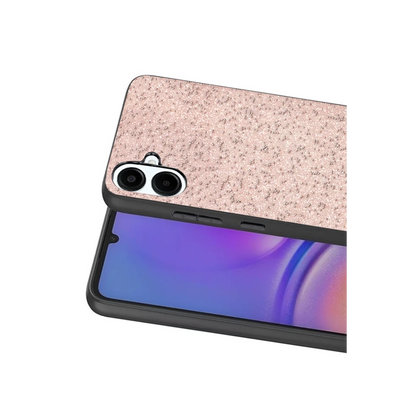 Onegif Samsung Galaxy A07 4G Bright Simli Kapak - Pembe
