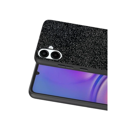 Onegif Samsung Galaxy A07 4G Bright Simli Kapak - Siyah