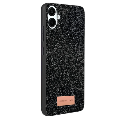 Onegif Samsung Galaxy A07 4G Bright Simli Kapak - Siyah