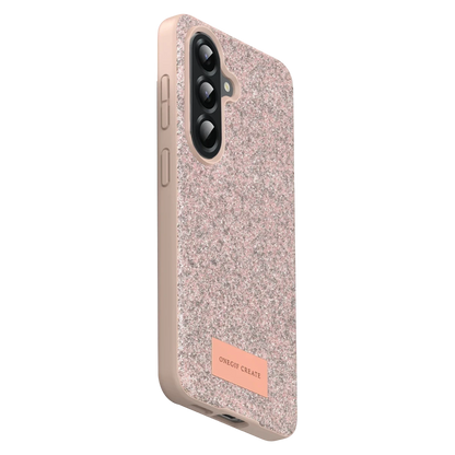 Onegif Samsung Galaxy A17 5G Bright Simli Kapak - Pembe