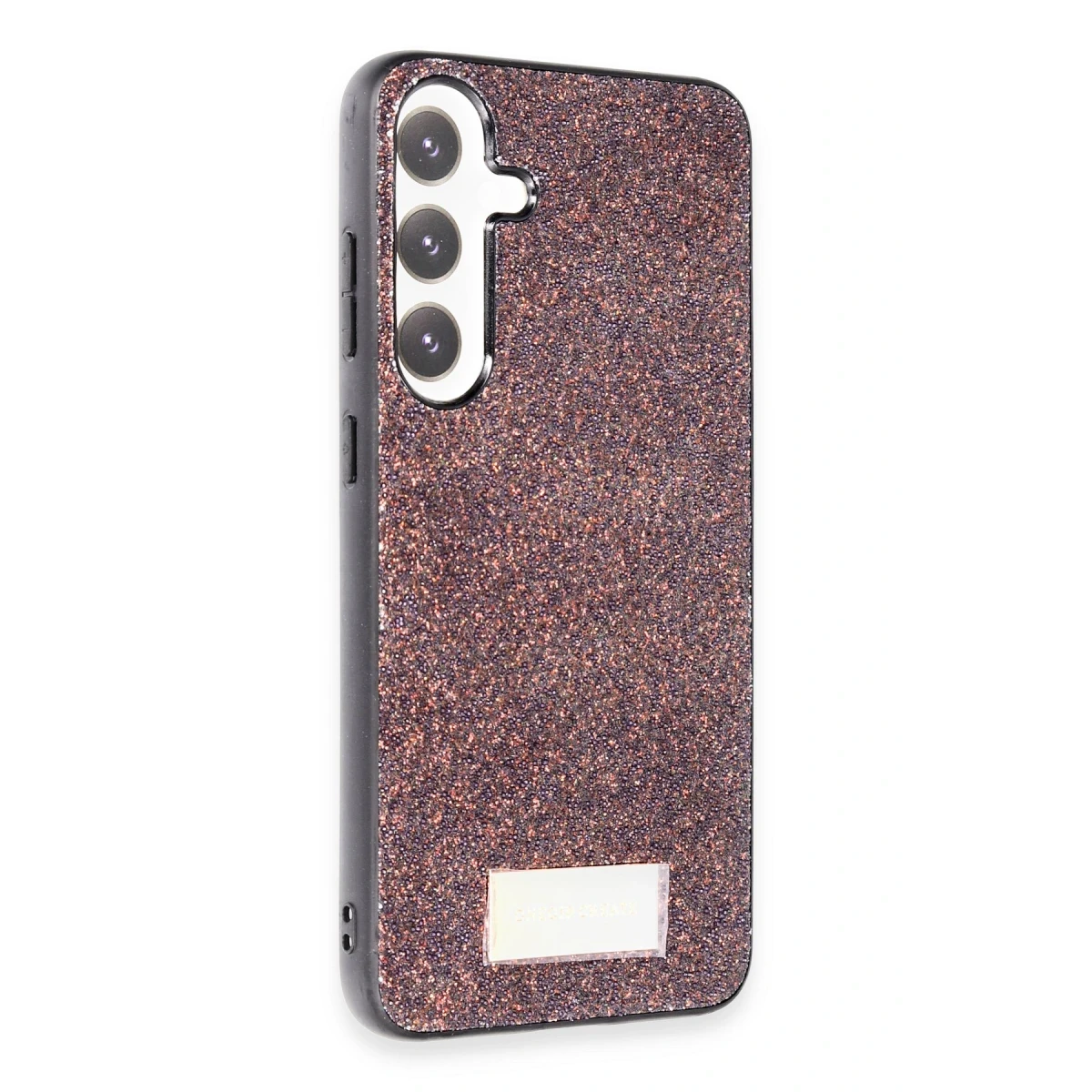 Onegif Samsung Galaxy A34 5G Bright Simli Kapak - Derin Mor
