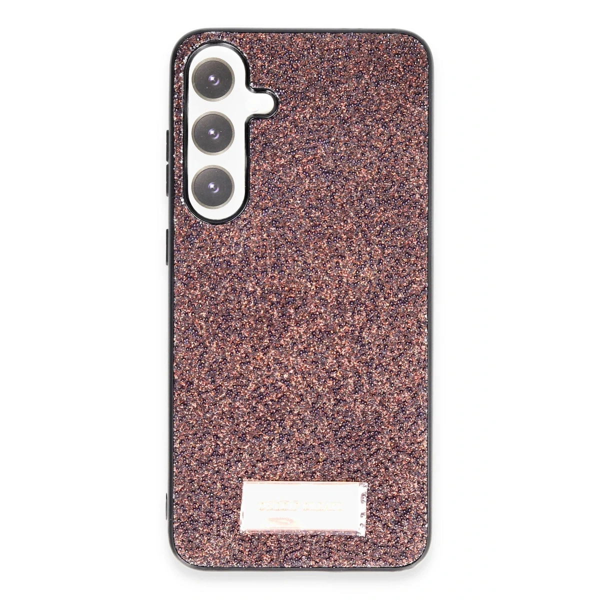 Onegif Samsung Galaxy A34 5G Bright Simli Kapak - Derin Mor