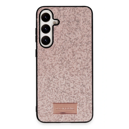 Onegif Samsung Galaxy A34 5G Bright Simli Kapak - Pembe