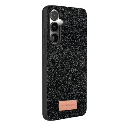 Onegif Samsung Galaxy A37 5G Bright Simli Kapak - Siyah