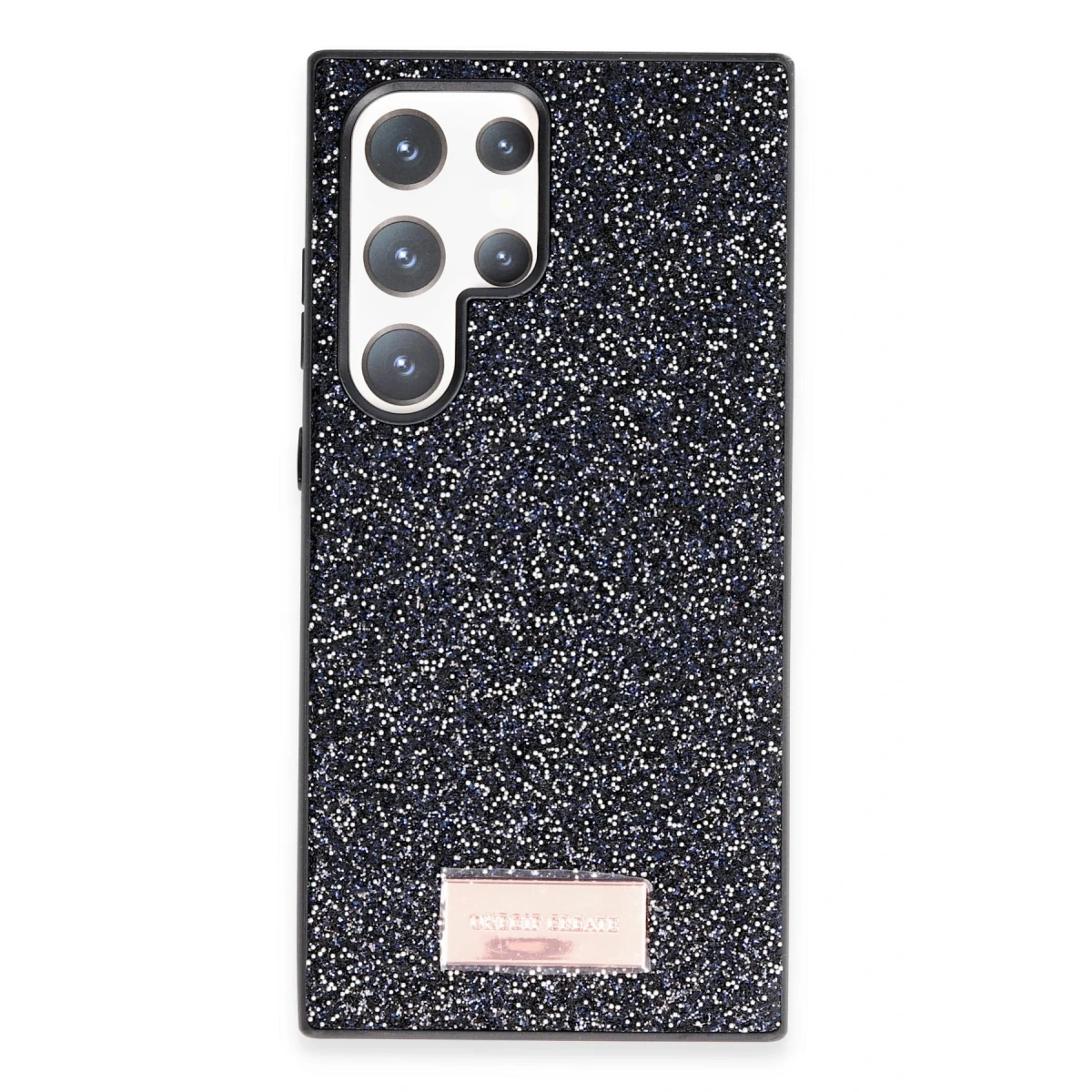 Onegif Samsung Galaxy S23 Ultra Bright Simli Kapak - Siyah