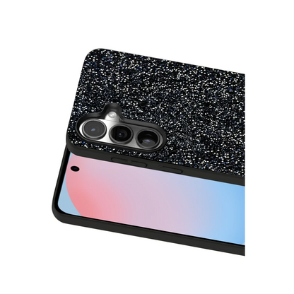 Onegif Samsung Galaxy S24 Bright Simli Kapak - Siyah