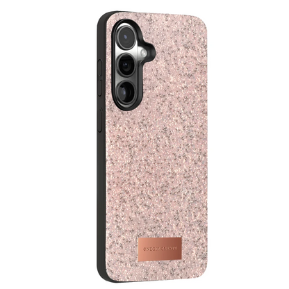 Onegif Samsung Galaxy S24 FE Bright Simli Kapak - Pembe