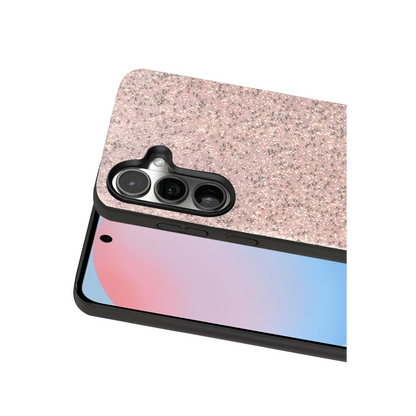 Onegif Samsung Galaxy S24 FE Bright Simli Kapak - Pembe