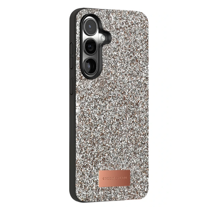 Onegif Samsung Galaxy S24 Plus Bright Simli Kapak - Gümüş