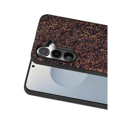 Onegif Samsung Galaxy S25 Bright Simli Kapak - Derin Mor