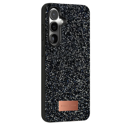 Onegif Samsung Galaxy S25 Bright Simli Kapak - Siyah