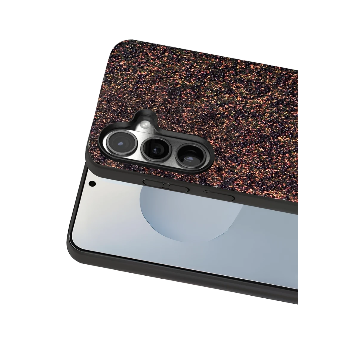 Onegif Samsung Galaxy S25 Plus Bright Simli Kapak - Derin Mor
