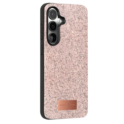 Onegif Samsung Galaxy S25 Plus Bright Simli Kapak - Pembe