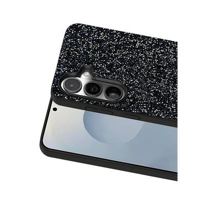 Onegif Samsung Galaxy S25 Plus Bright Simli Kapak - Siyah