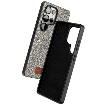 Onegif Samsung Galaxy S25 Ultra Bright Simli Kapak - Gold