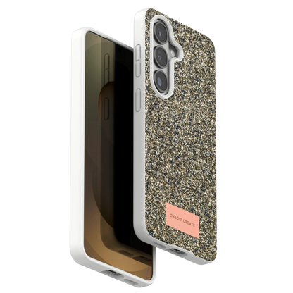Onegif Samsung Galaxy S26 Bright Simli Kapak - Gold