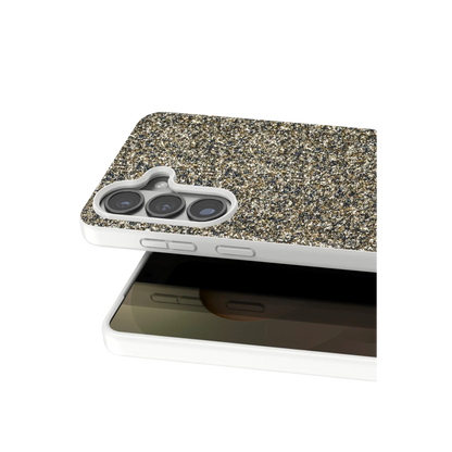 Onegif Samsung Galaxy S26 Bright Simli Kapak - Gold