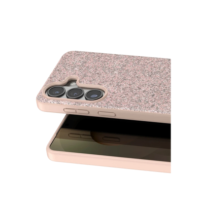 Onegif Samsung Galaxy S26 Bright Simli Kapak - Pembe
