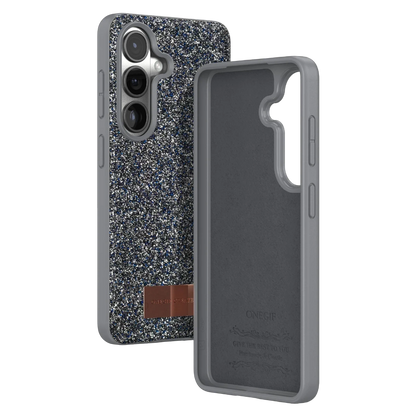 Onegif Samsung Galaxy S26 Plus Bright Simli Kapak - Gümüş