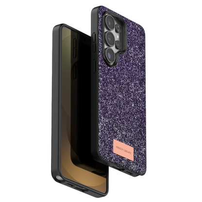 Onegif Samsung Galaxy S26 Ultra Bright Simli Kapak - Derin Mor
