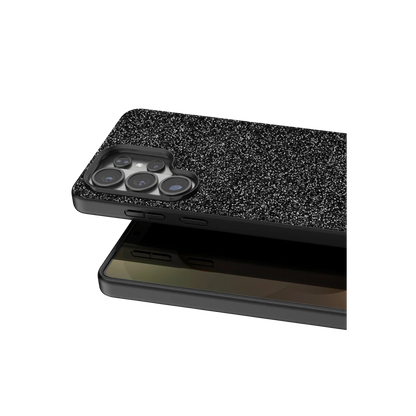 Onegif Samsung Galaxy S26 Ultra Bright Simli Kapak - Siyah