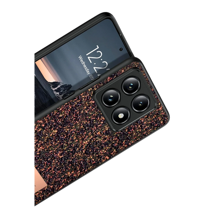 Onegif Xiaomi Mi 14T Pro Bright Simli Kapak - Derin Mor
