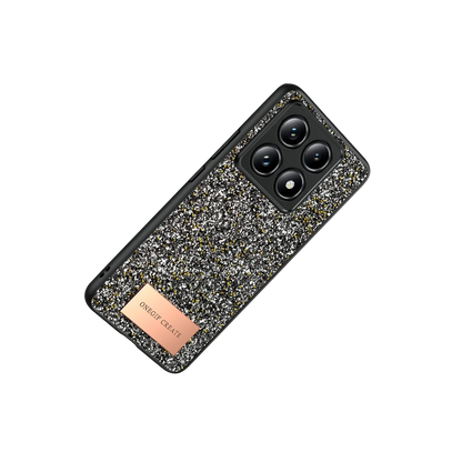 Onegif Xiaomi Mi 14T Pro Bright Simli Kapak - Gümüş