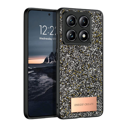 Onegif Xiaomi Mi 14T Pro Bright Simli Kapak